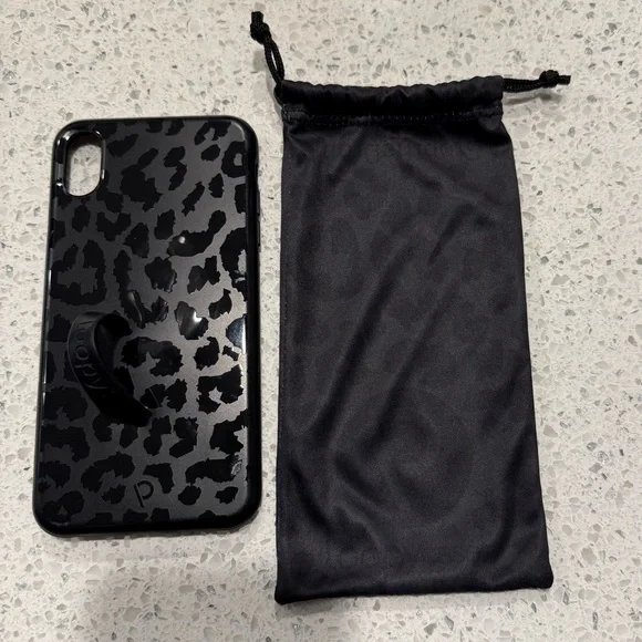 Loopy Original - iPhone Xs Max - Midnight Leopard / Matte & Gloss / Righty - Picture 2 of 3